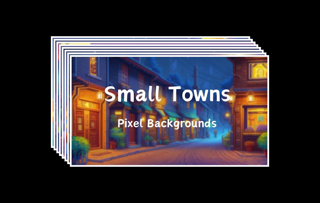 Pixel Backgrounds - Small Towns-image